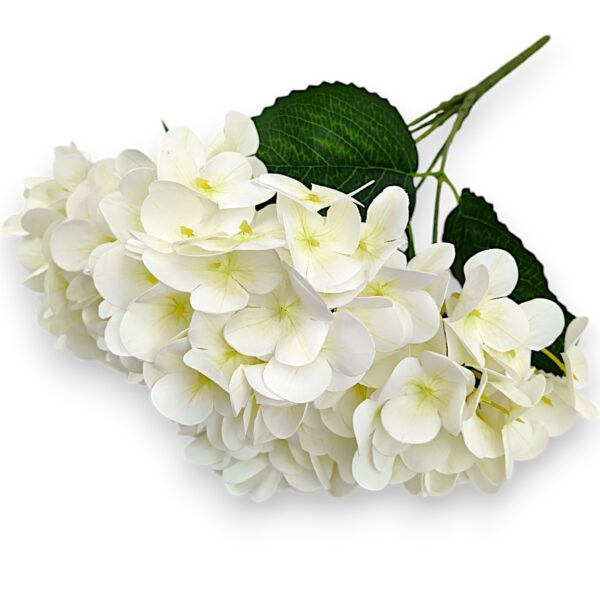 Hortenzie gelová Real Touch Krémová