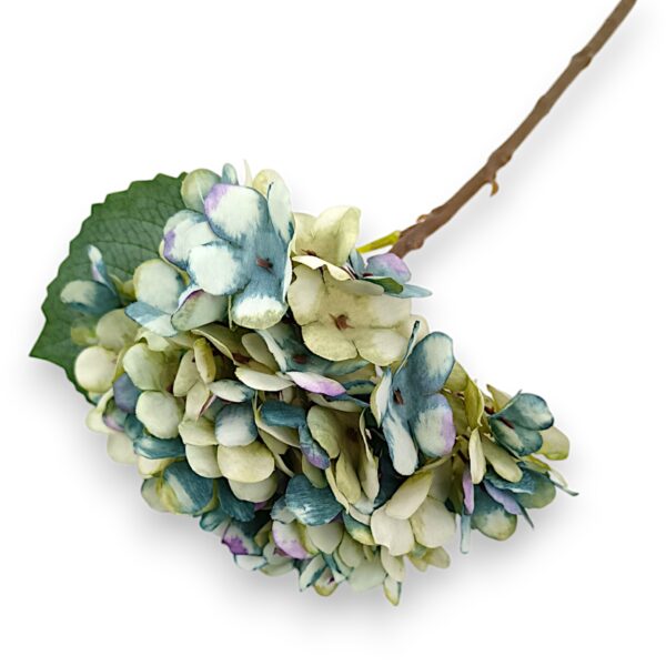 Hortenzie umělá s efektem stabilizované květiny Modrá