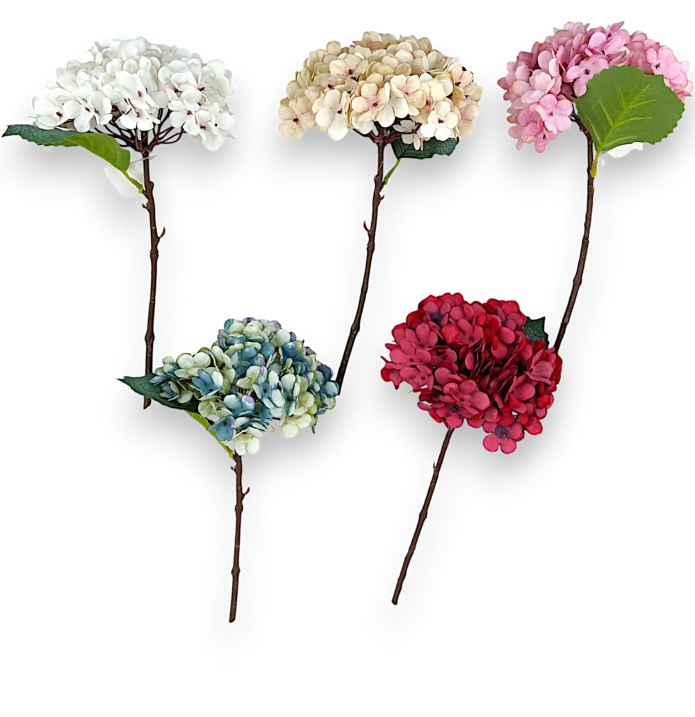 Hortenzie umělá s efektem stabilizované květiny Růžová - Image 2