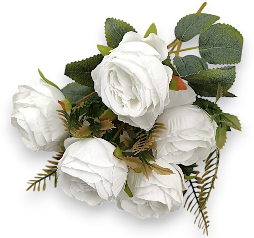 Růže klasická bílá