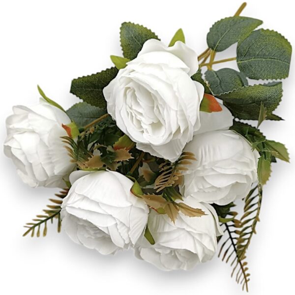 Růže klasická bílá