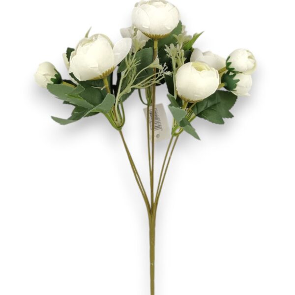 Buket pivoněk bílá