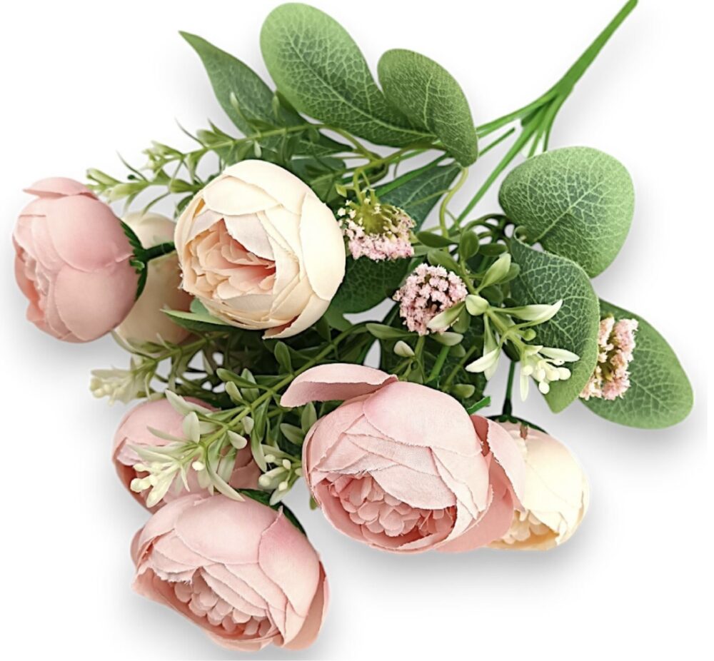 Buket pivoněk růžová