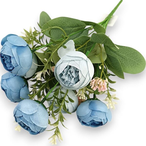 Buket pivoněk modrá