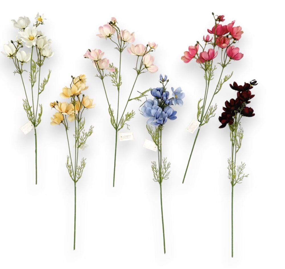 Kosmejka – umělá květina žlutá - Image 2