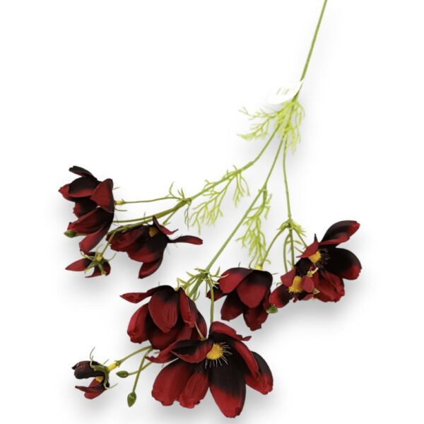 Kosmejka – umělá květina bordó