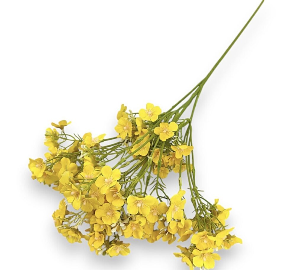 Gypsophila – umělá květina žlutá