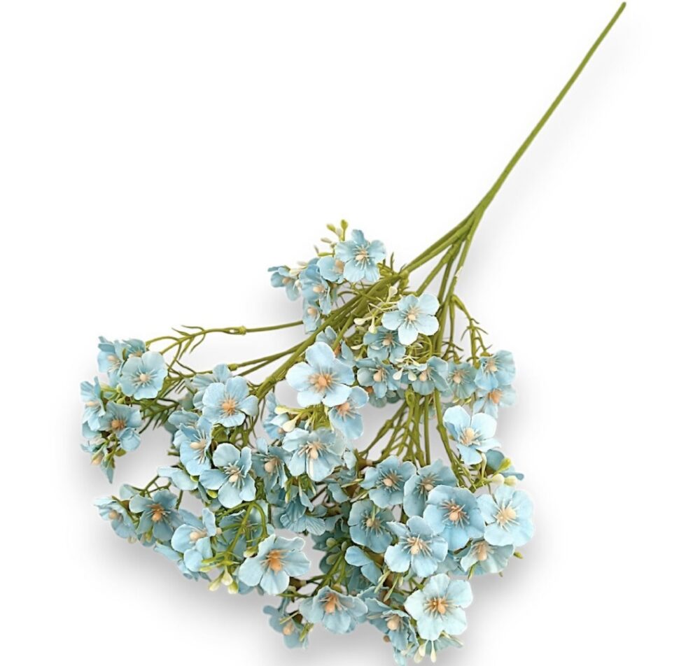 Gypsophila – umělá květina modrá
