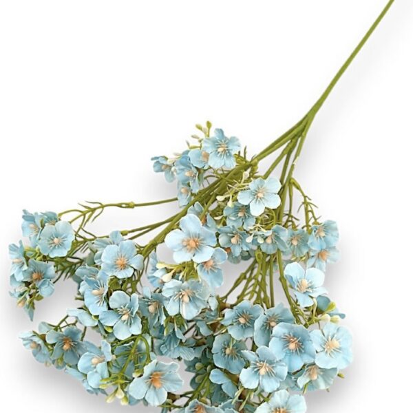 Umělý nevěstin závoj (Gypsophila) – modrý