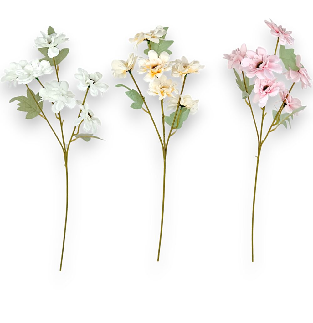 Anemone – umělá květina krémová