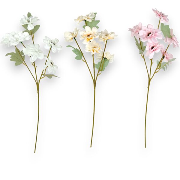 Anemone – umělá květina bílá