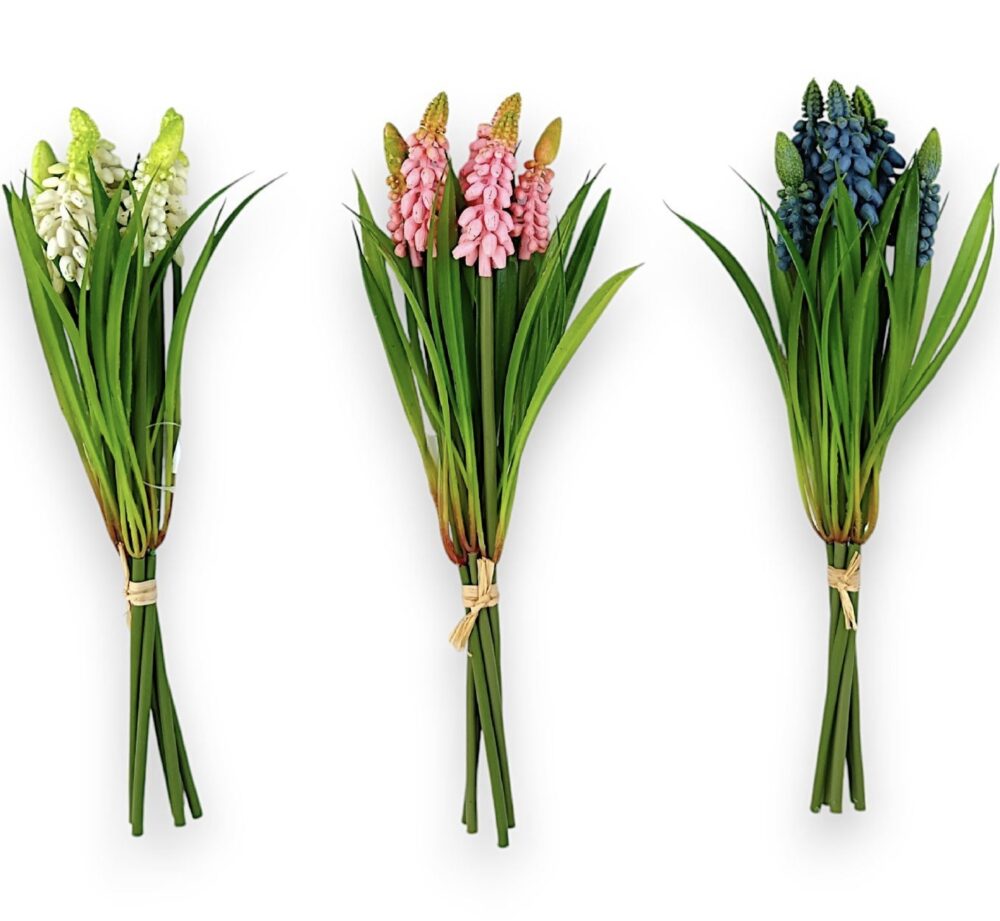 Muscari – umělá květina růžová - Image 2