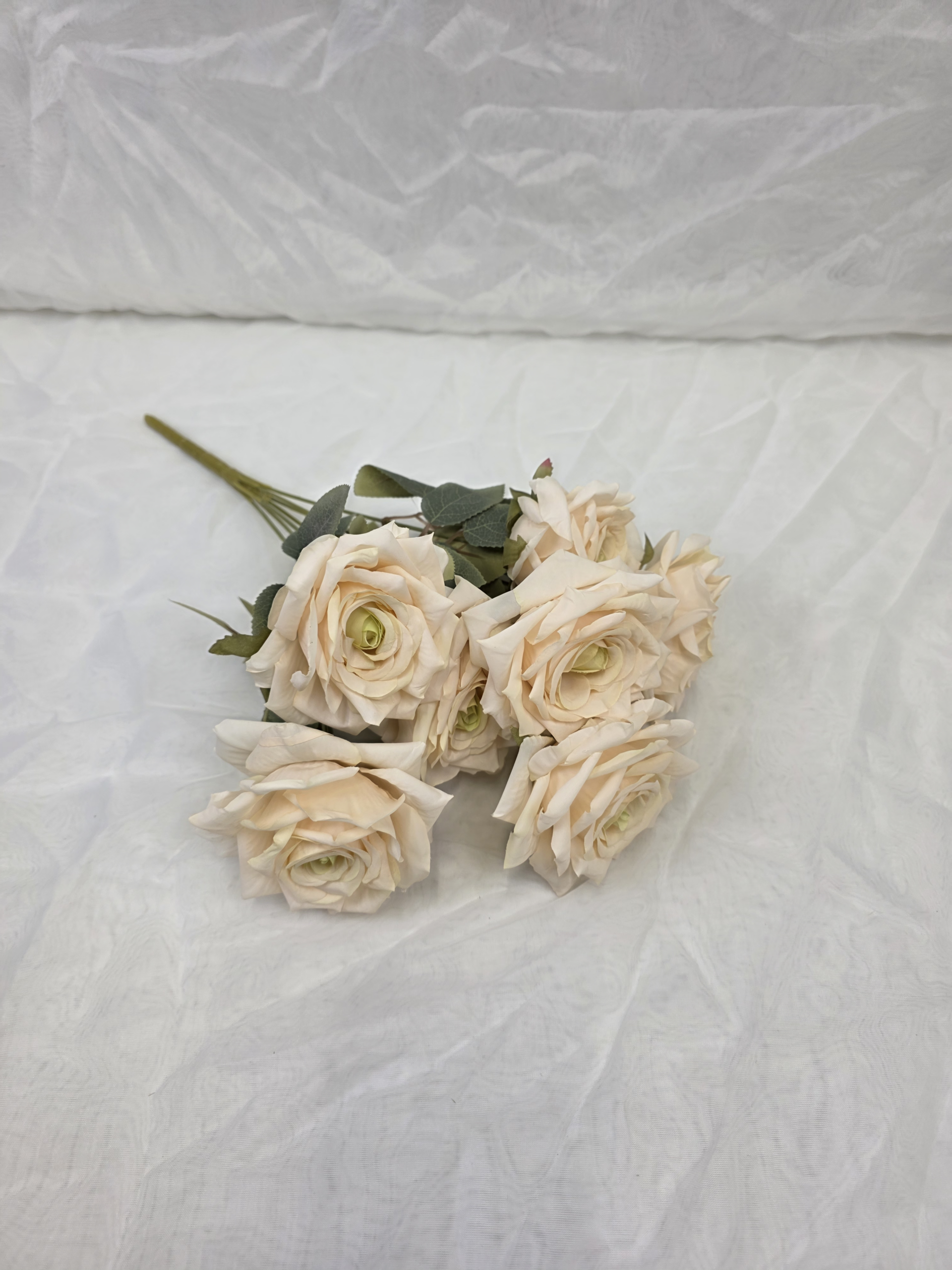 Umělá růže – pudrová, 45 cm Image 2