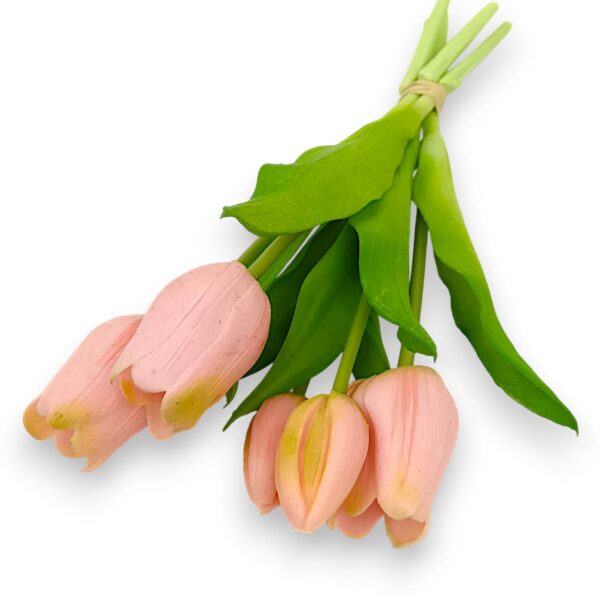 Luxusní gelový tulipán klasický růžový – 32 cm