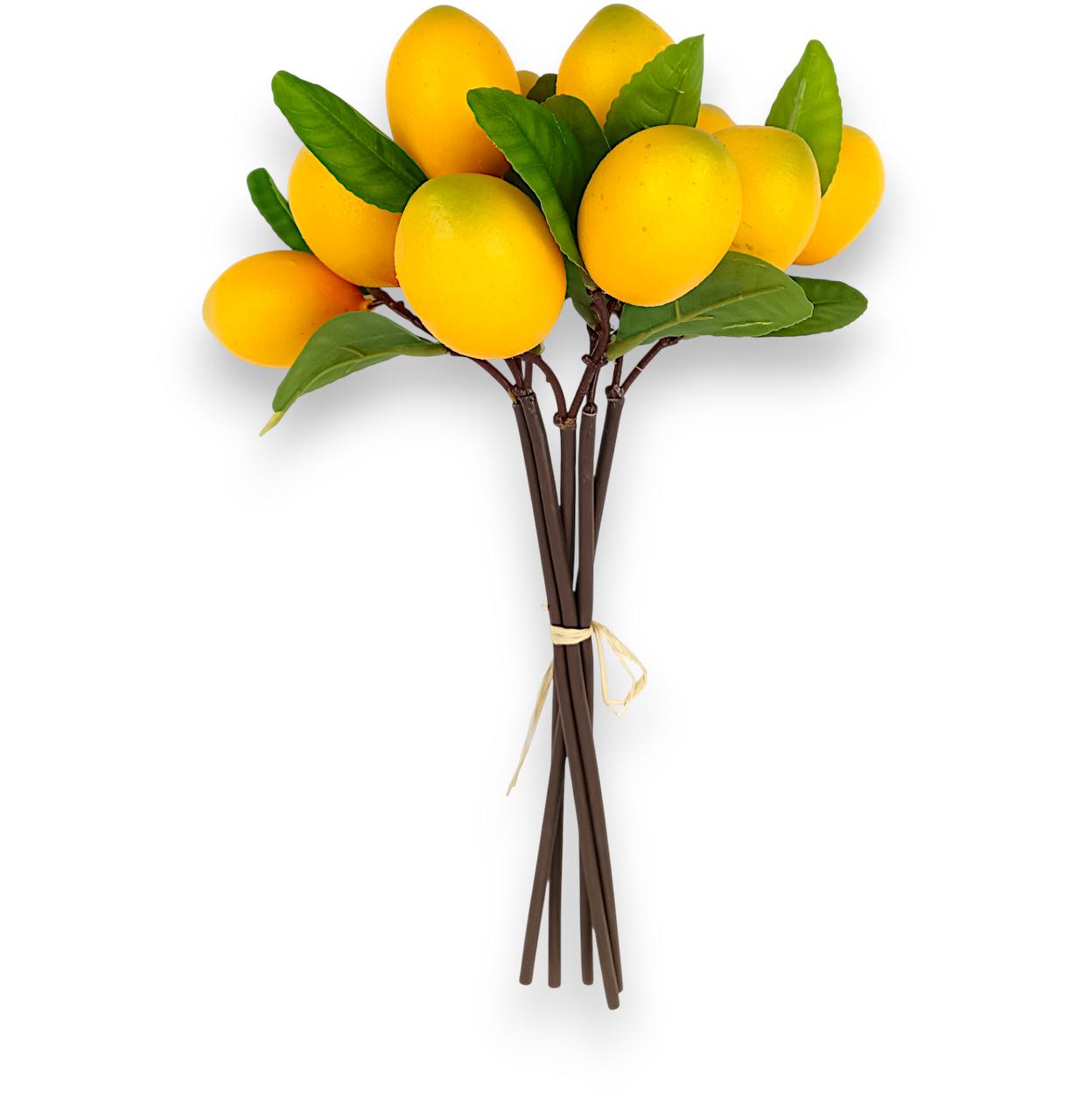 Umělá citronová větev s realistickou texturou – 30 cm (2 ks) Image 2